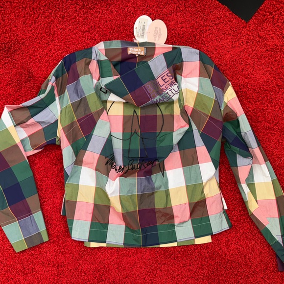 Vivienne Westwood SS18 UNISEX MOTHERFUCKERS WILMA SHIRT CHECK SIZE I BRAND NEW - Picture 7 of 16